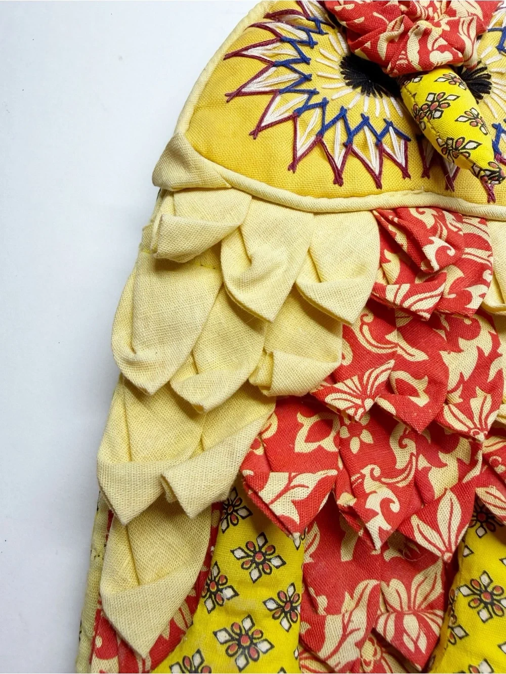 Vintage 70s 3D Owl Oven Mitt Retro Mod